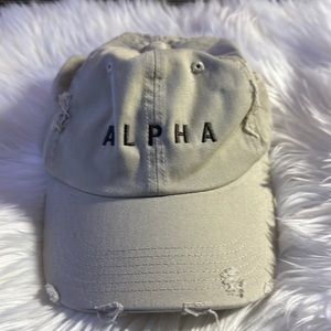 Alpha Beige Tan Distressed Dad’s Hat Cap